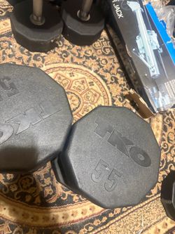 55lb dumbbells