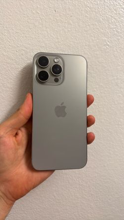Apple iPhone 15 pro max 256gb unlock no sim restrictions grey natural color 10/10 condition all original parts
