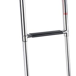 2 Step Boat Ladder Stainless Steel Telescoping Pontoon Boat Ladder Folding Ladder Dock 