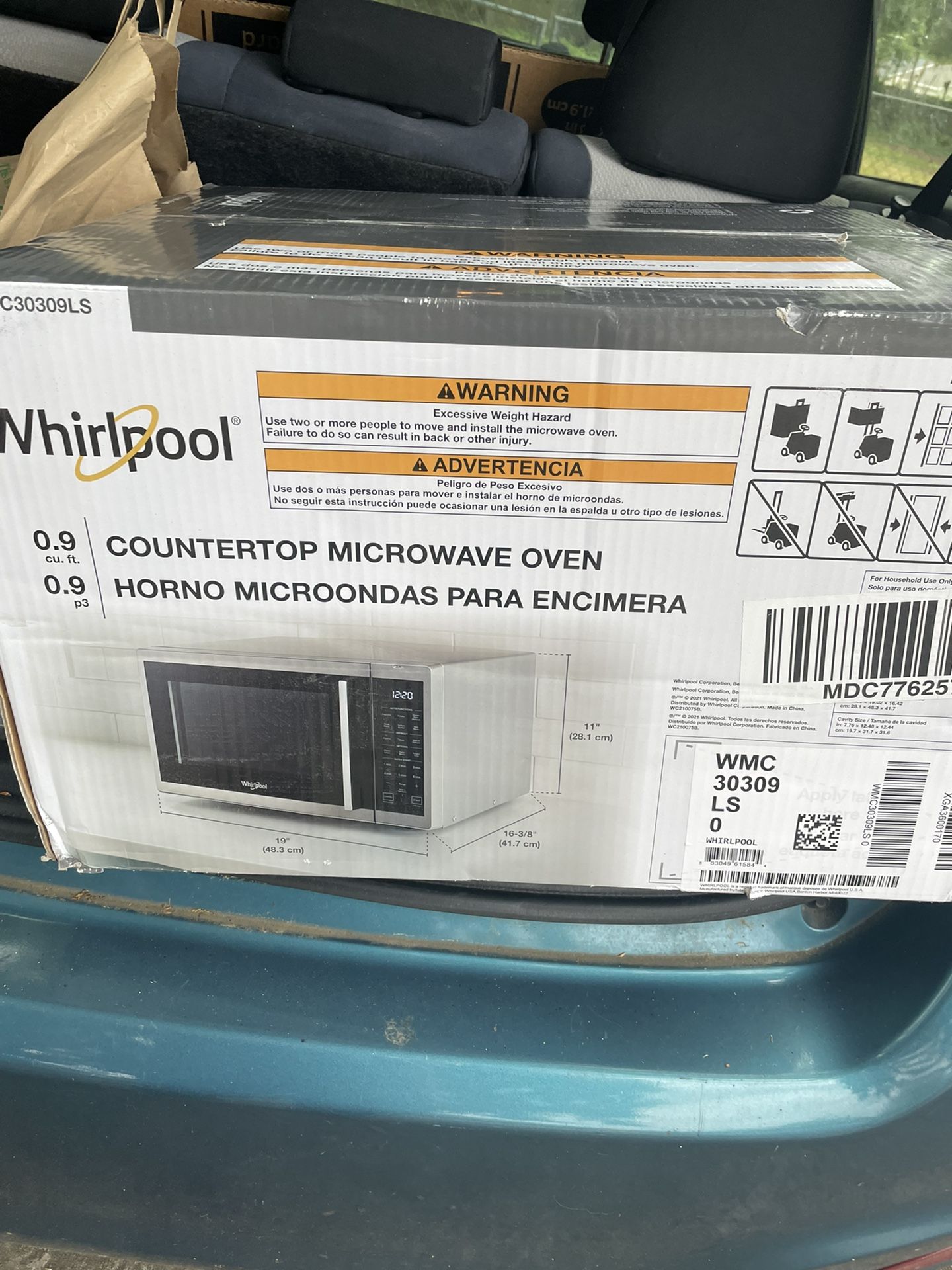 Microwave Never Opened