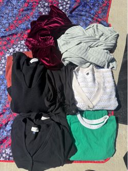 Box of women’s and girls clothing