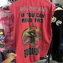 Sturgis Bike Red Vest Size XL