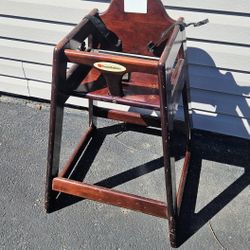 Wooden High Chair!
