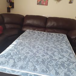 Leather Sectional With Sleeper Sofa And Recliner
