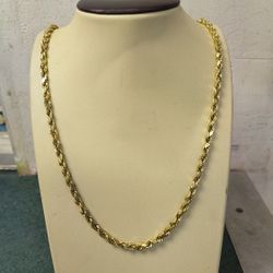 Rope Chain 14k Yellow Gold Chain