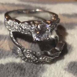 New Wedding Ring  Sterling Silver ..