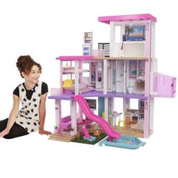 Barbie DreamHouse Dollhouse 75+ Accessories and Wheelchair Accessible Elevator ⭐NEW IN BOX⭐
