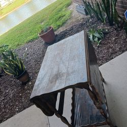 Antique Oak Leaf  Table