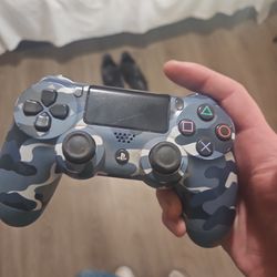 Ps4 blue camouflage controller