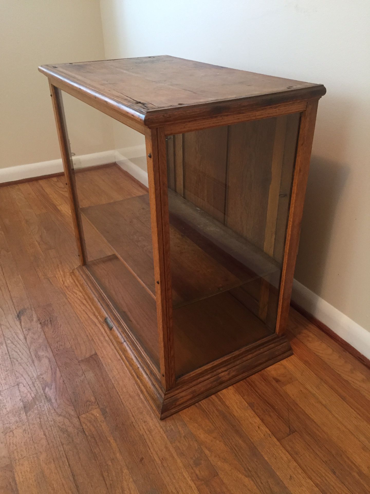 Antique Wood Store Display Case