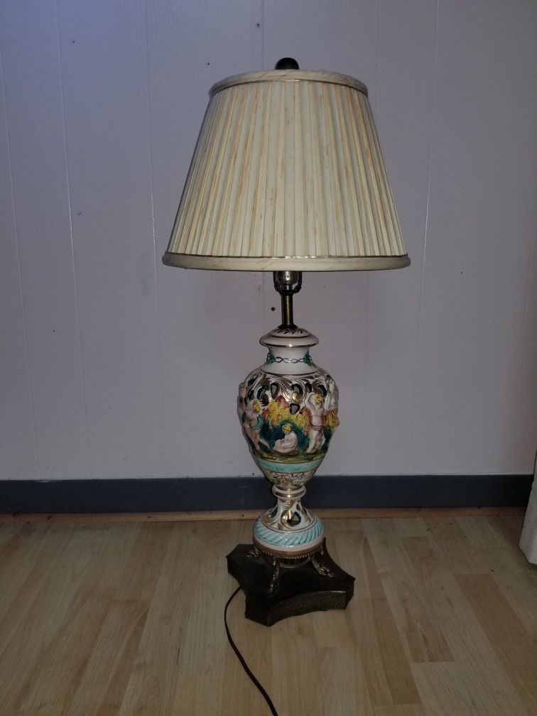 antique ceramic lamp