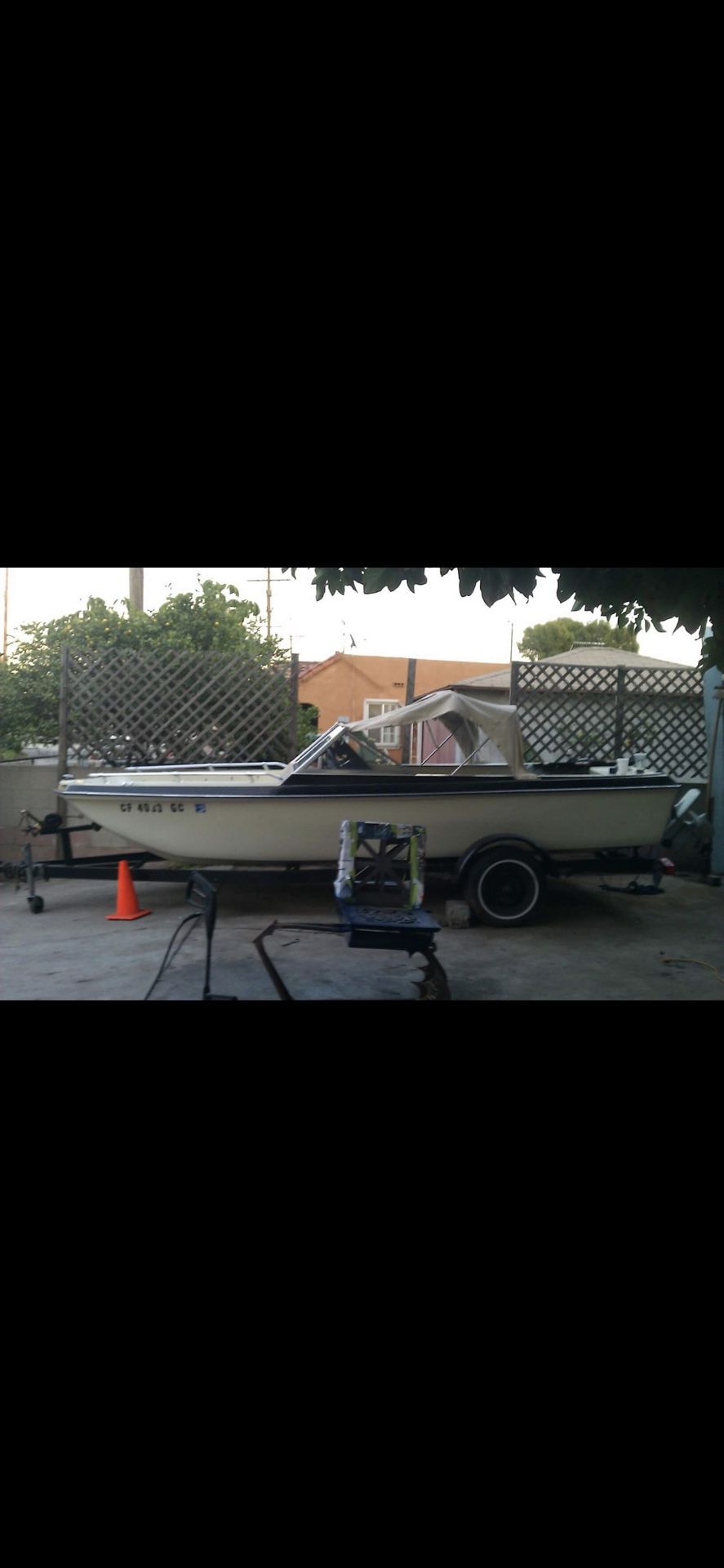 Free 17 ft project boat.