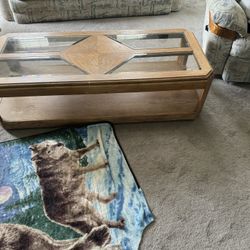 Solid Oak Coffee Table