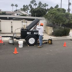 Hot Mop Tar Trailer For Sale