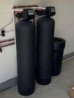 High Quality Dual Tank Salt Water Softener - Large Capacity RO Alkaline New Filtration System