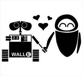 Wally and Eva decal