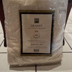 Down Town Granny 100% Cotton Blanket