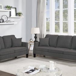 2 Pc Sofa And Loveseat Set