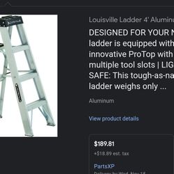 Louisville 4ft Ladder 