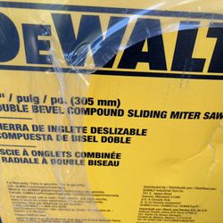 12in Dewalt Miter Saw Brand New