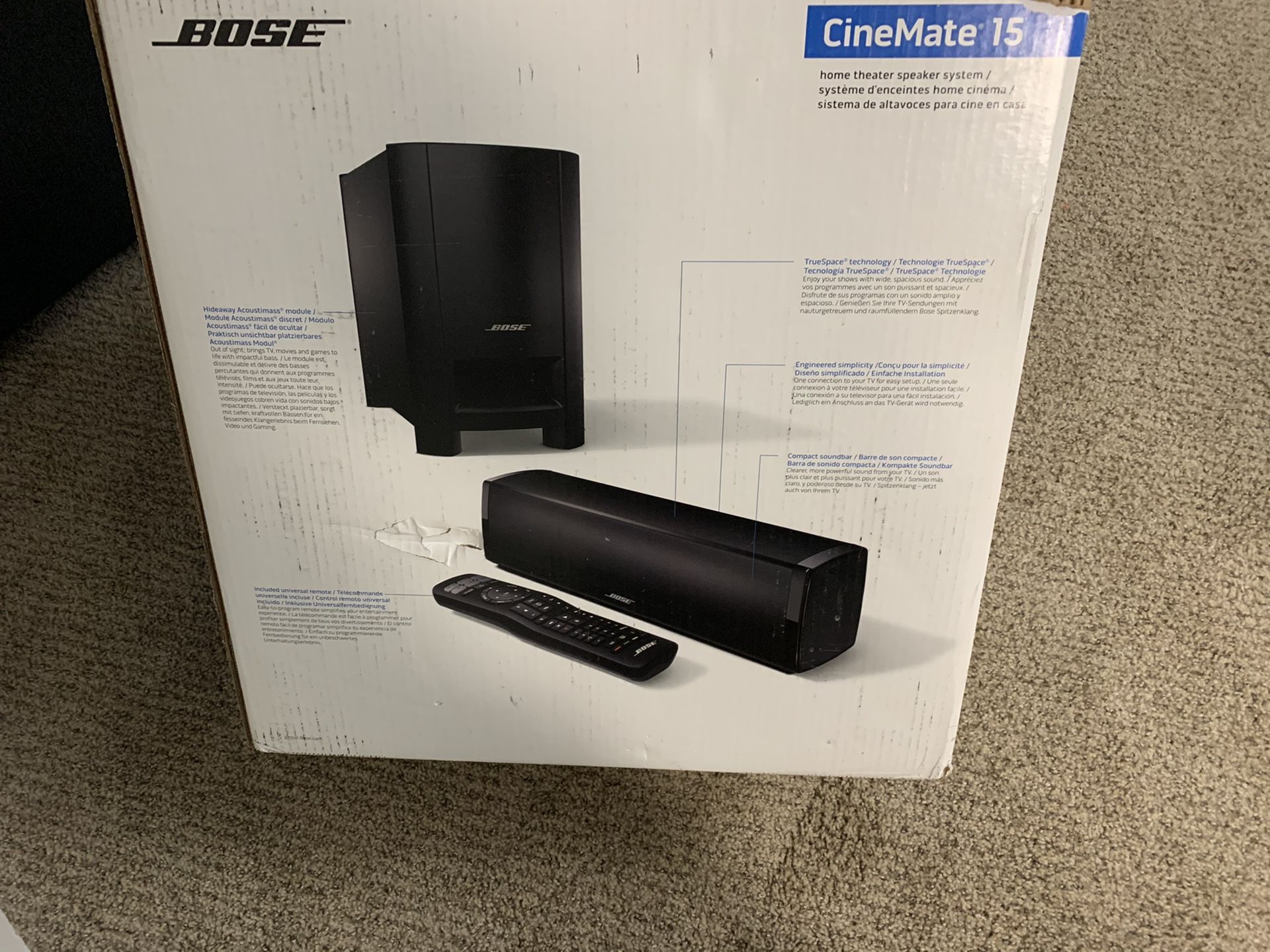 Bose CineMate 15 sound bar