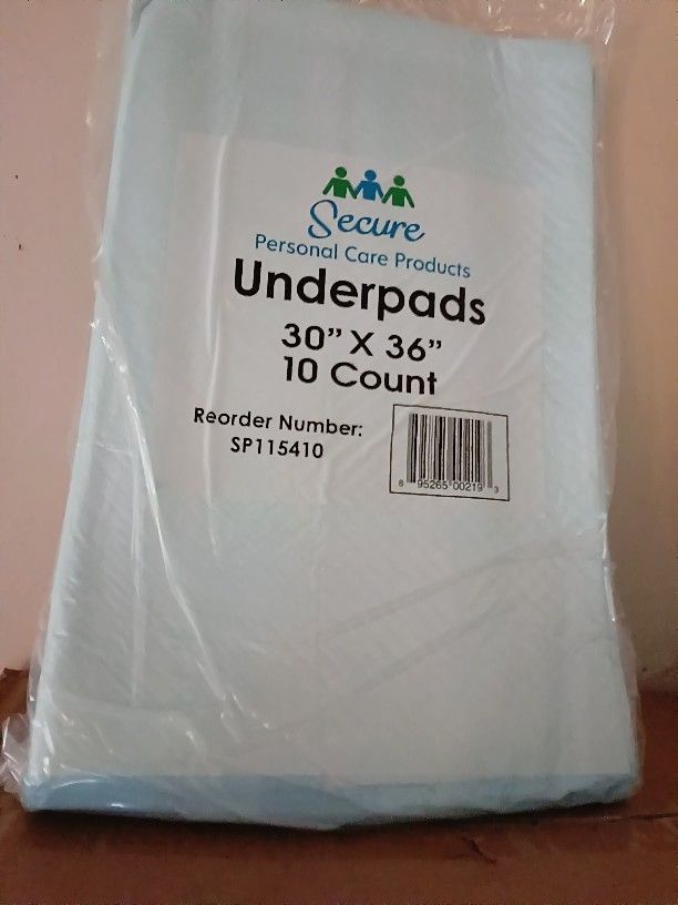 Secure 30x36 Undepads for Personal Care