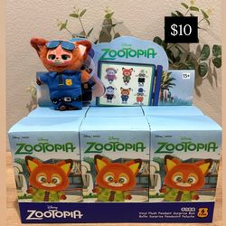 Zootopia plush keychain