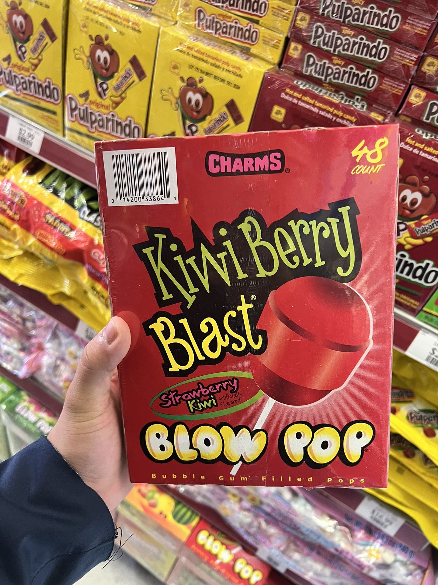 Charms Kiwi Berry Blast Pop 48 CT