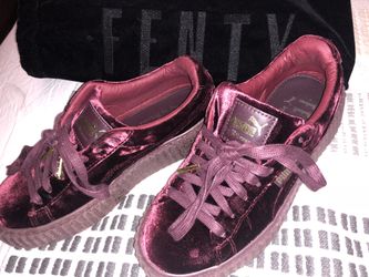 Fenty Puma by Rihanna Red Velvet Creepers