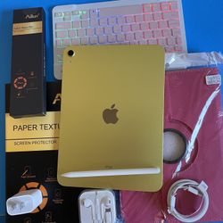 256gb Apple IPad 10th Generation (10.9” Liquid Retina / 2022 Model) with pen, keyboard, case & Accessories (warranty 11/2025)