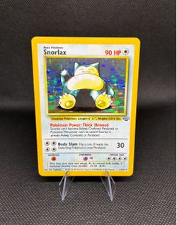 Jungle Snorlax Holo Rare Pokemon card 11/64 (LP)