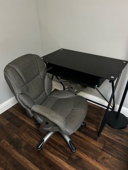 Desk and chair