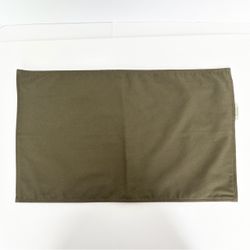 ONE 12" x 20" Olive Green Throw Pillow COVER