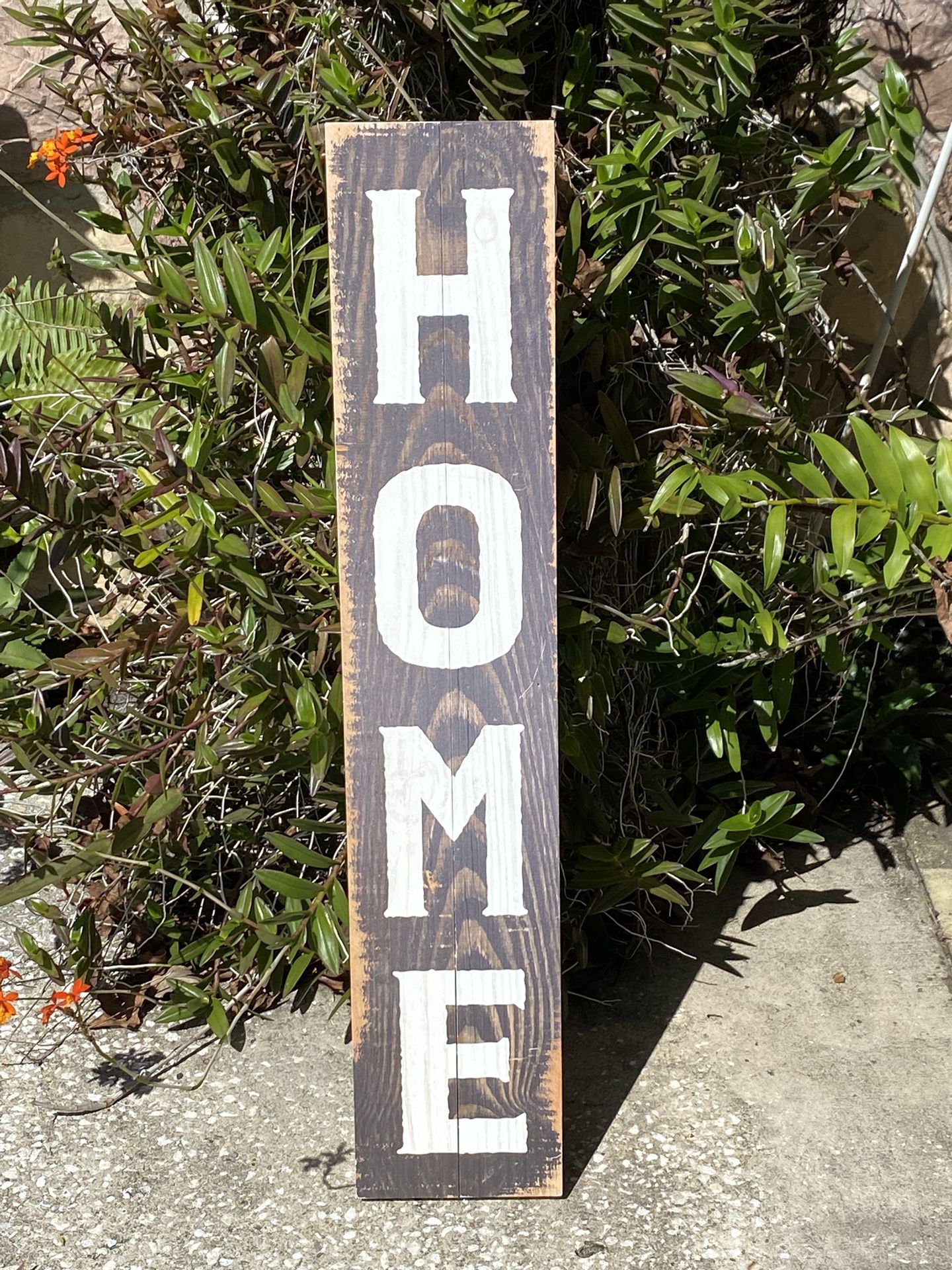 Used - Home 36 inch X  7.5 inch Pine Pallet Wood Sign for decoration  