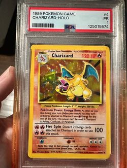 Charizard PSA 1 1999 unlimited