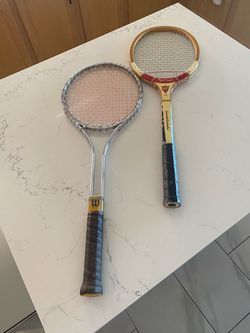 Vintage Tennis Rackets - WILSON & McGREGOR