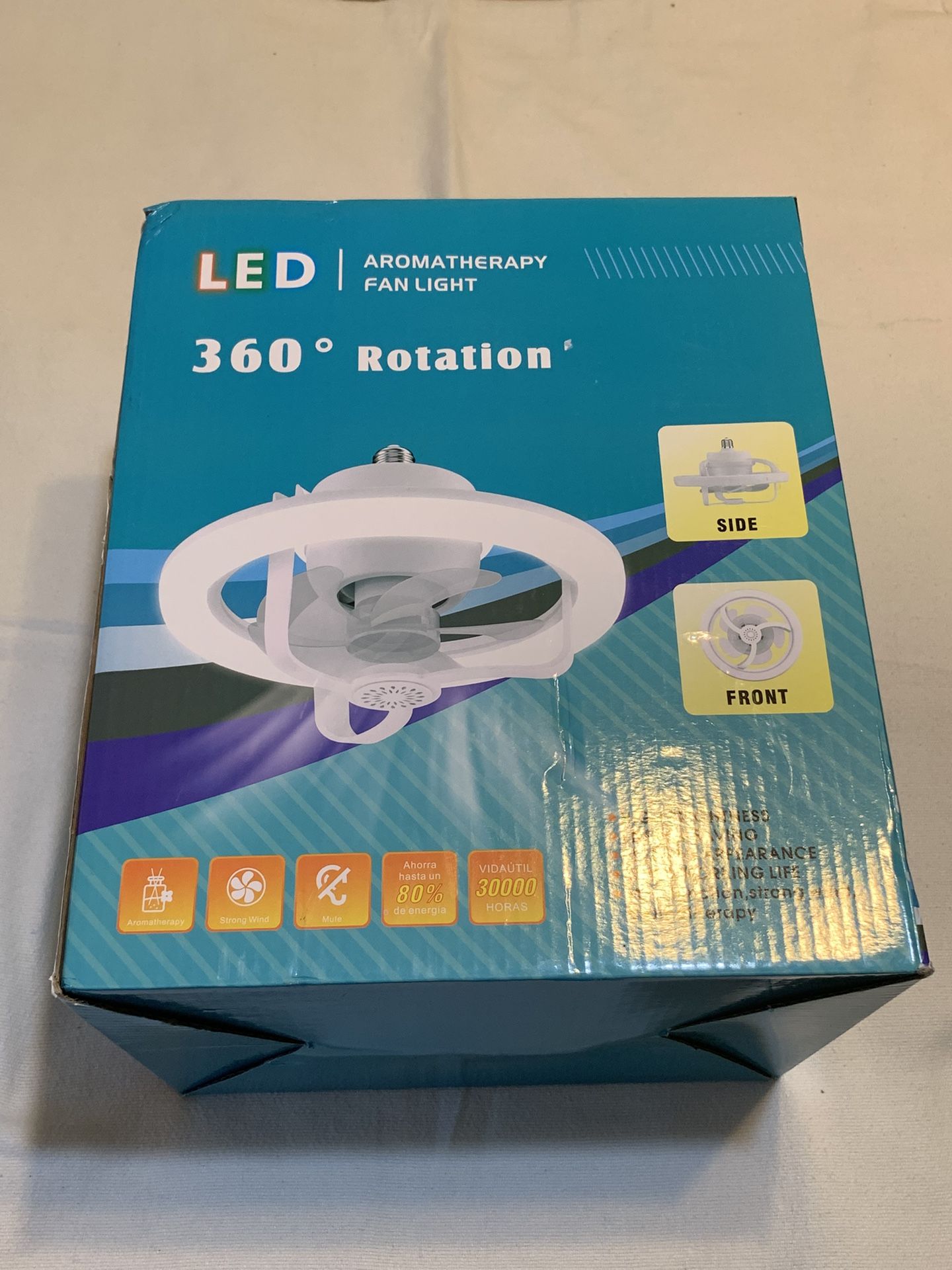 Aroma Therapy Fan Light LED New