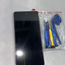 AMOLED for Samsung Galaxy S20 FE 5G Screen Replacement Kit LCD Display Digitizer Assembly Touch Screen SM-G781U1/DS SM-G781U G781W 6.5 inch (Black wit