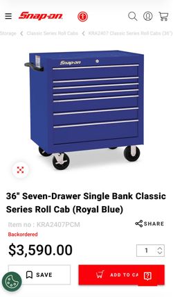 Snap on tool Box