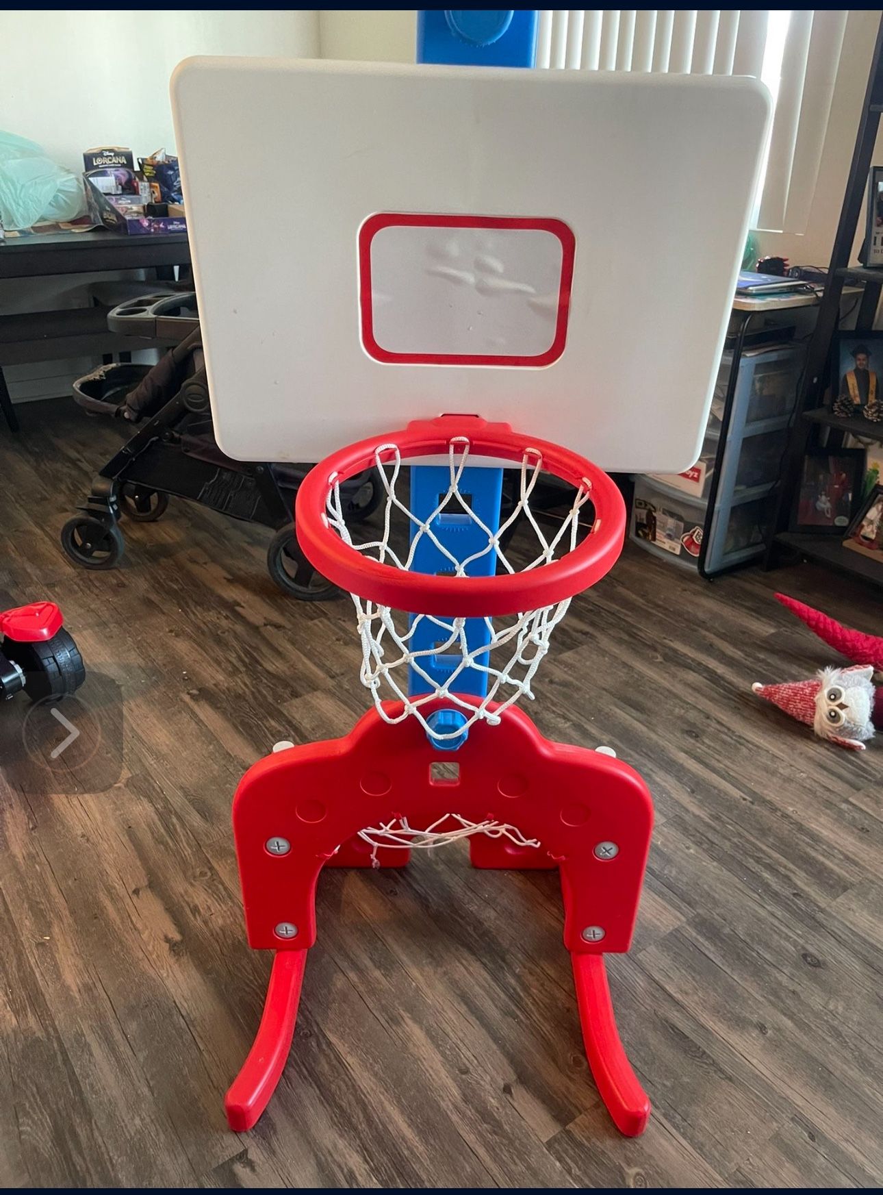 Play Day Kids 3-in-1 basketball, soccer, (hockey/golf) goal combo
