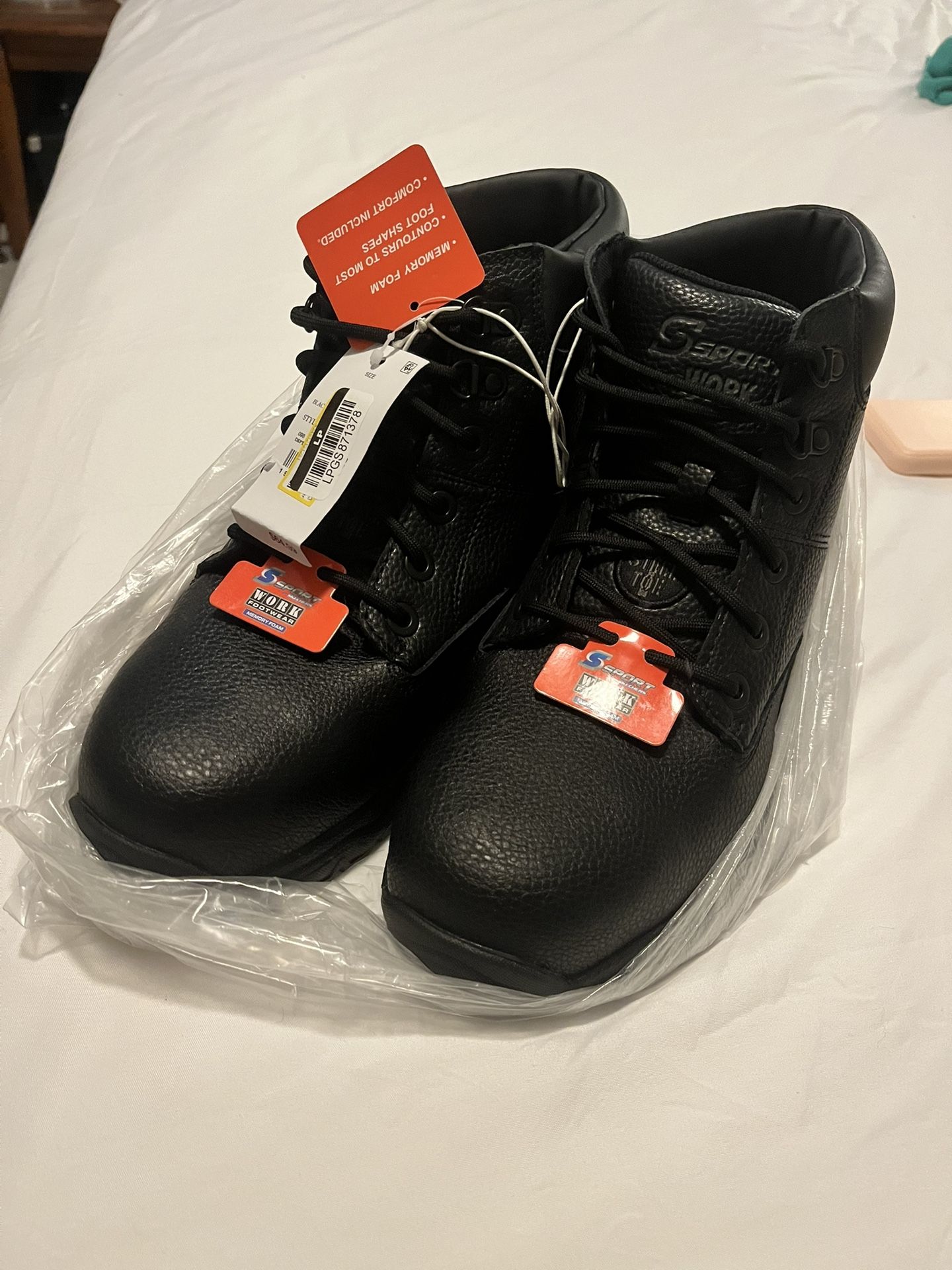 Skechers Steel Toe Boots Size 10