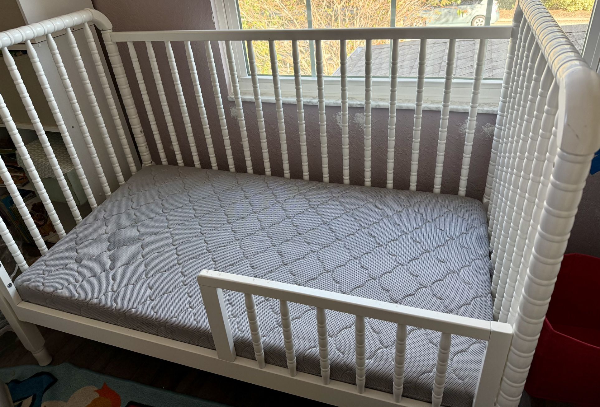 Crib, Toddler Bed, Newton Baby Mattress 