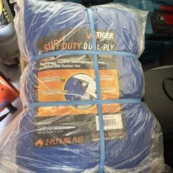 Durable, Heavy Duty & Waterproof 20' x 40' All Purpose 5 MIL Tarp by Tiger Tough Products  - $120