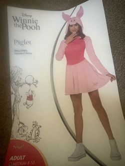 Disney Piglet Adult Halloween Costume Medium