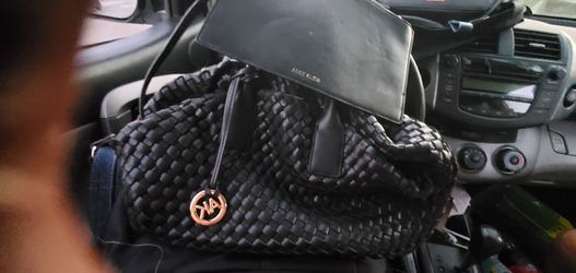 ANNE KLINE NEW BRAIDED PURSE comes with small attached makeup or coin purse