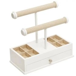 Mele & Co. White Ivy Jewelry Box - New - Small Flaw