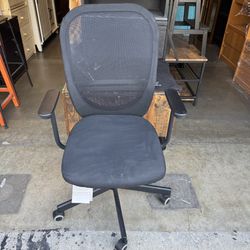 IKEA FLINTAN Office chair with armrests, black Good Condition 