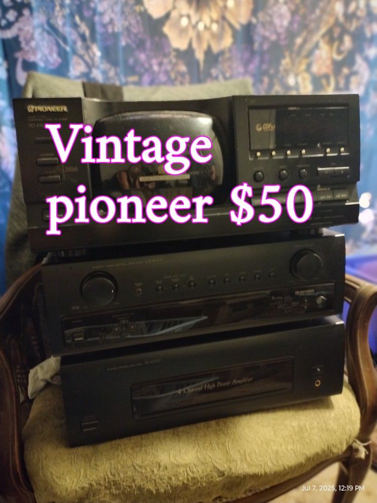 Vintage Pioneer All Work Perfectly