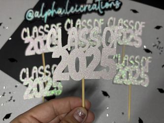 Class Of 25” Cupcake toppers 