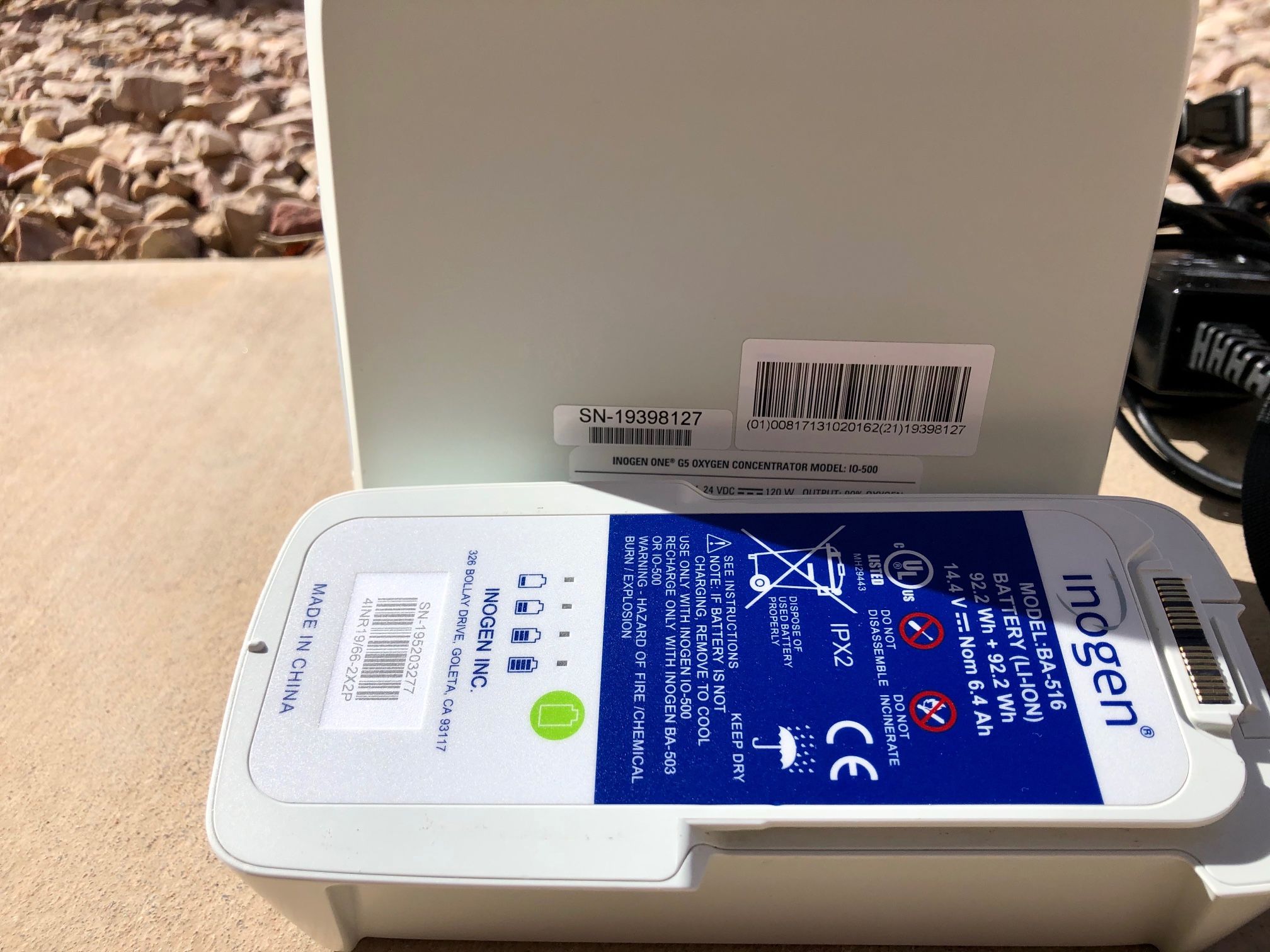 Inogen One G5 Portable Oxygen Concentrator